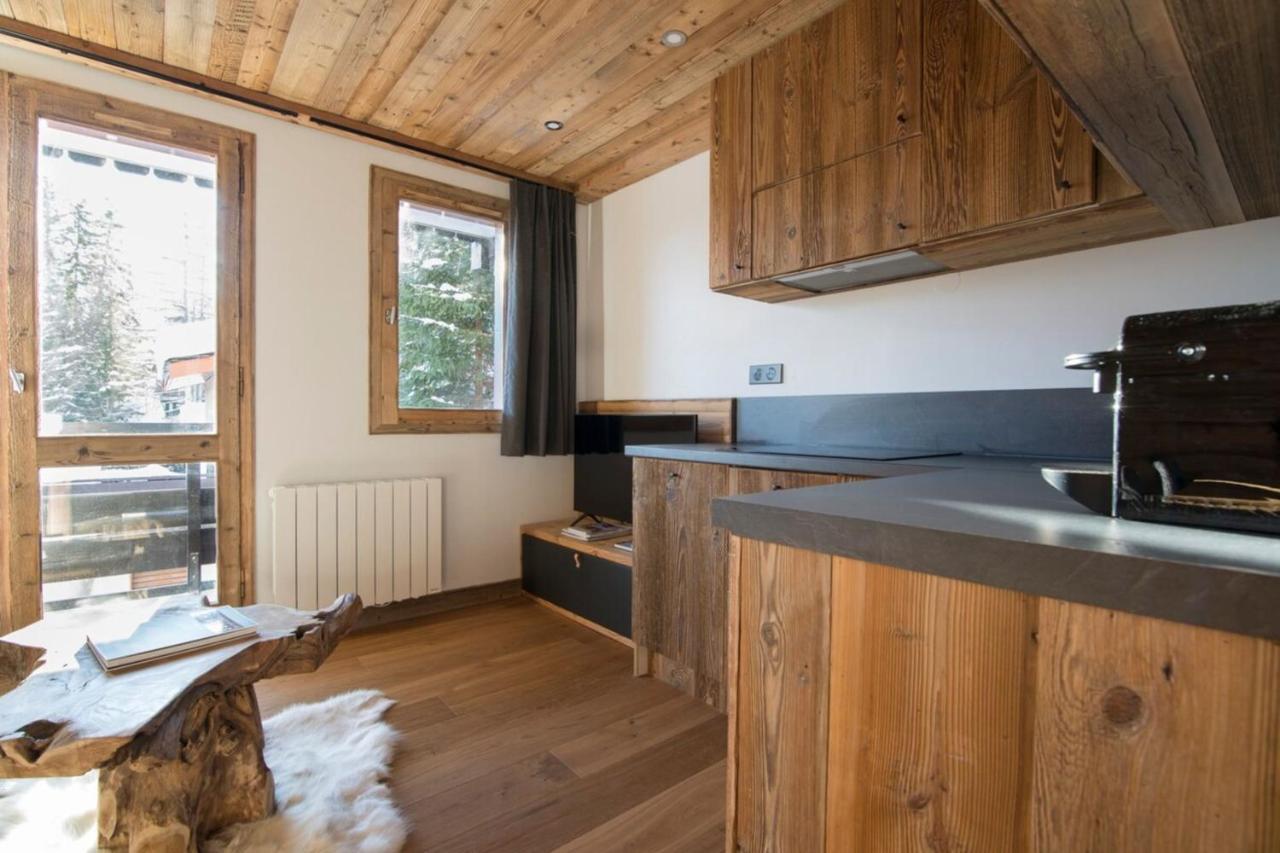 Les Brigues - Appartement Avec Vue Sur La Montagne Et Acces Aux Pistes Courchevel Luaran gambar