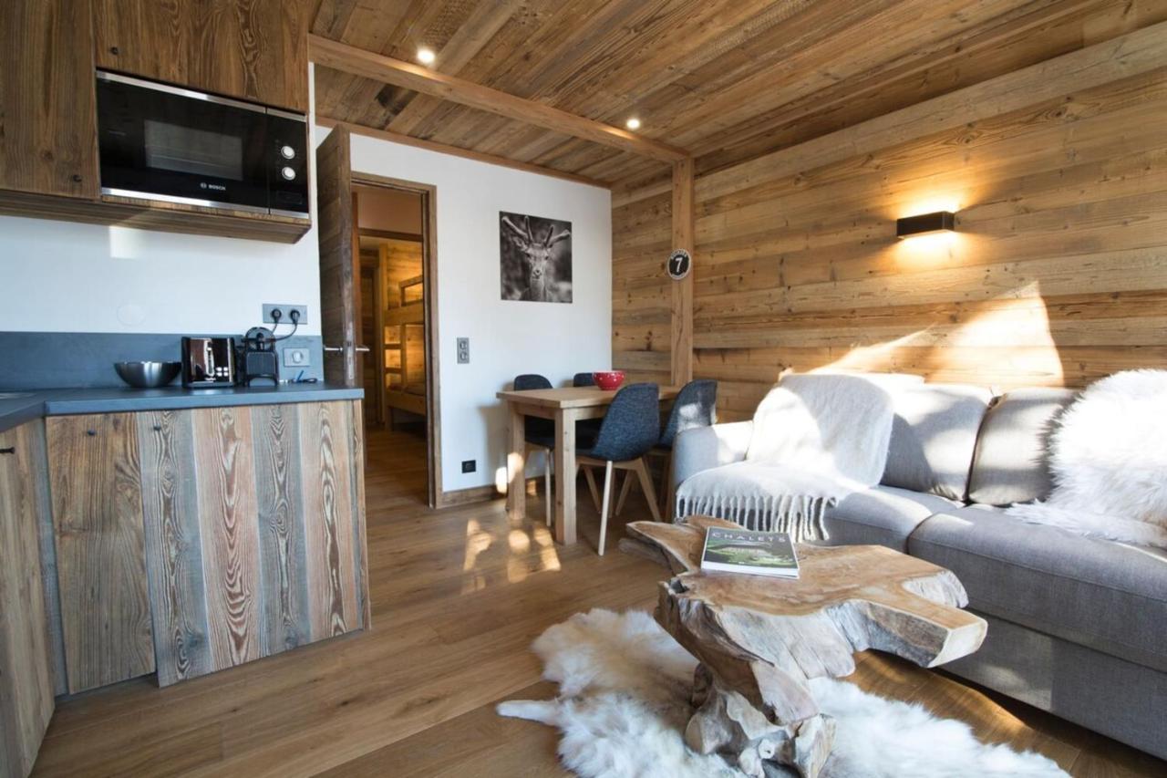 Les Brigues - Appartement Avec Vue Sur La Montagne Et Acces Aux Pistes Courchevel Luaran gambar
